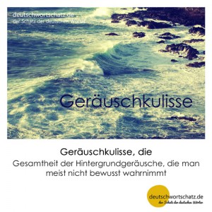 Geräuschkulisse - Wortschatz Deutsch Bilder